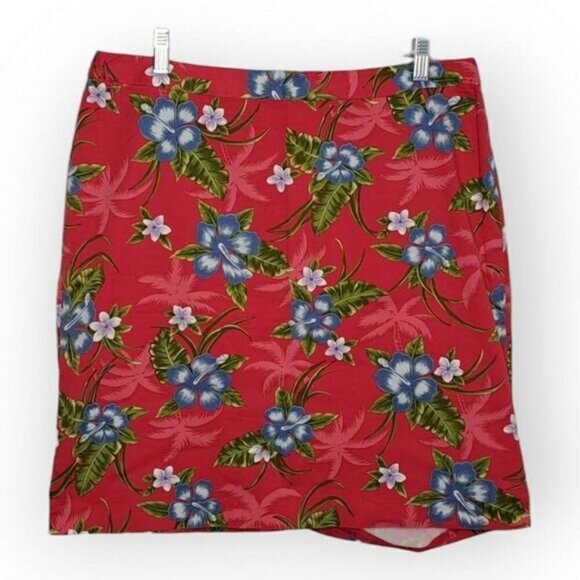 Tommy Bahama Women's Tropical Floral Print Golf Skirt size 14 - Picture 2 of 2